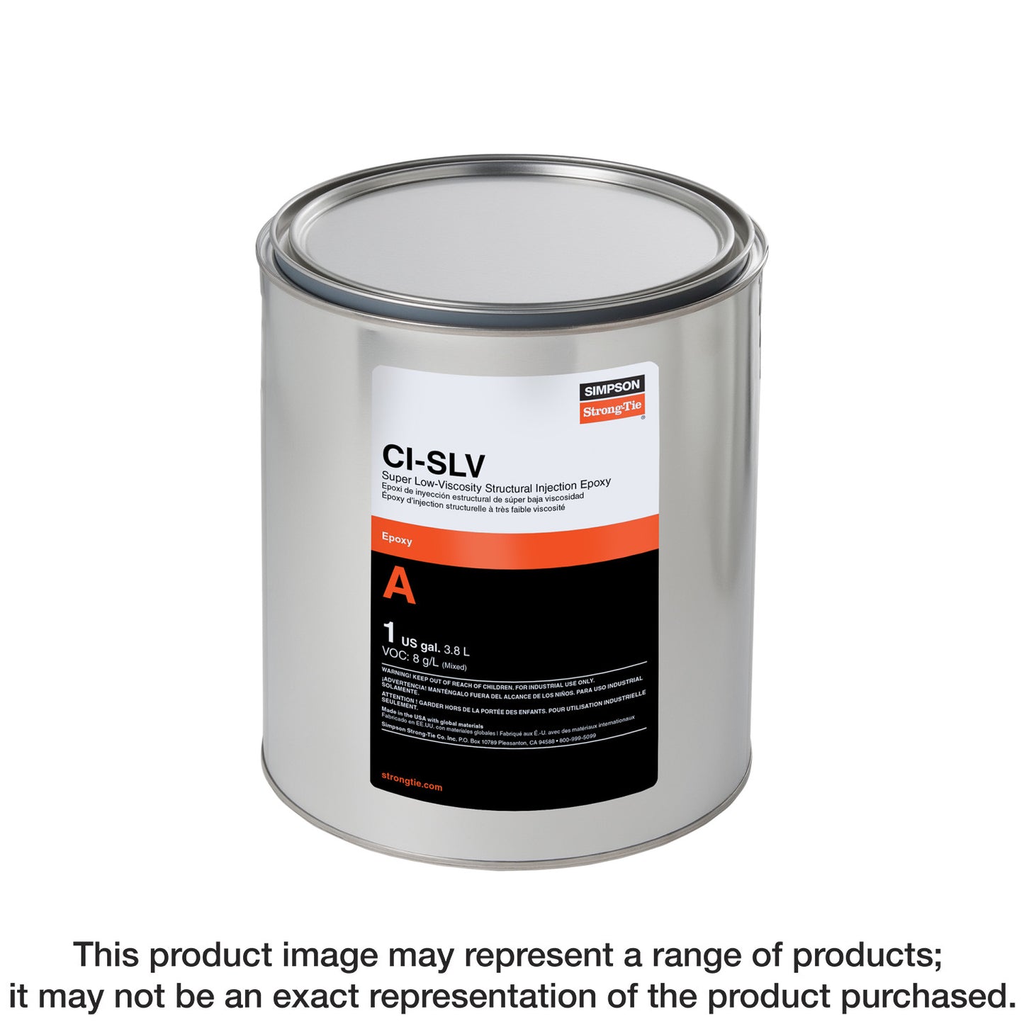 Simpson Strong-Tie CISLV3KT CI-SLV™ Super-Low-Viscosity Structural Injection Epoxy (3-gal. Kit)