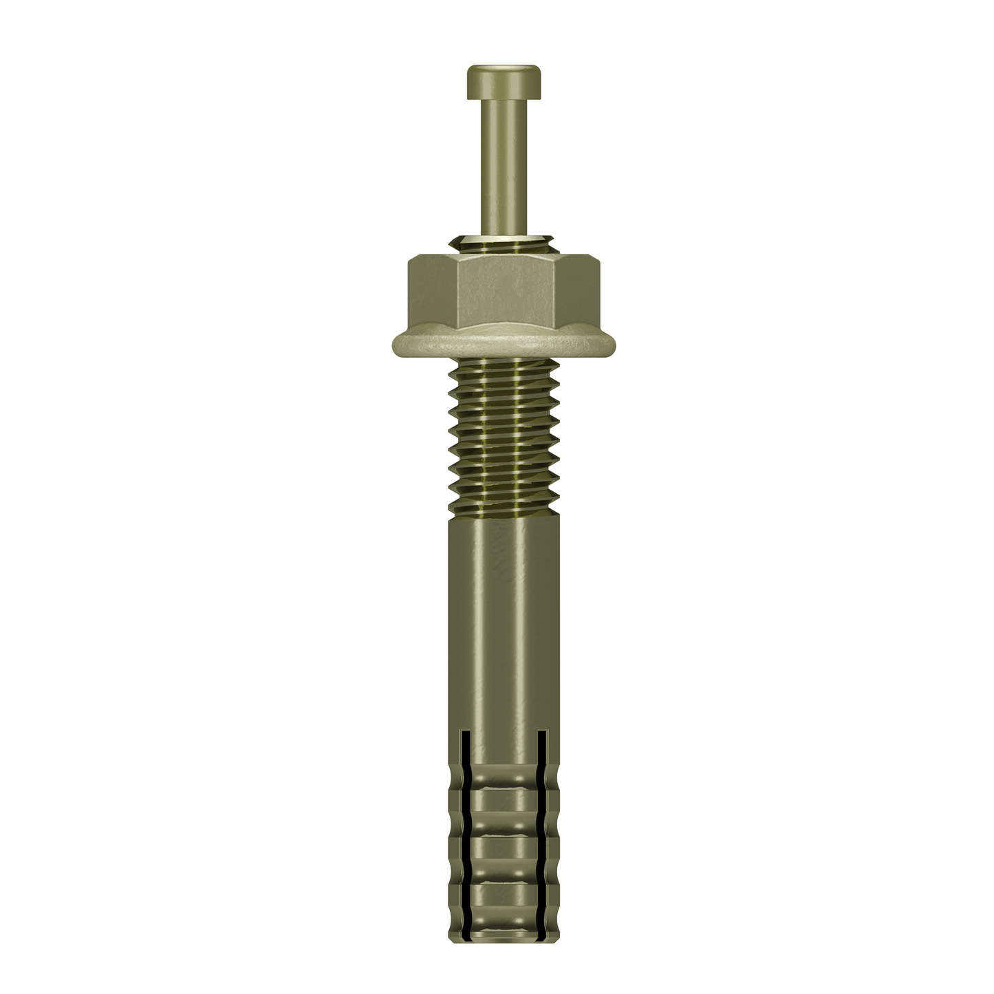 Simpson Strong-Tie EZAC50434 Easy-Set 1/2 in. x 4-3/4 in. Pin-Drive Expansion Anchor (25-Qty) (Pack of 4)