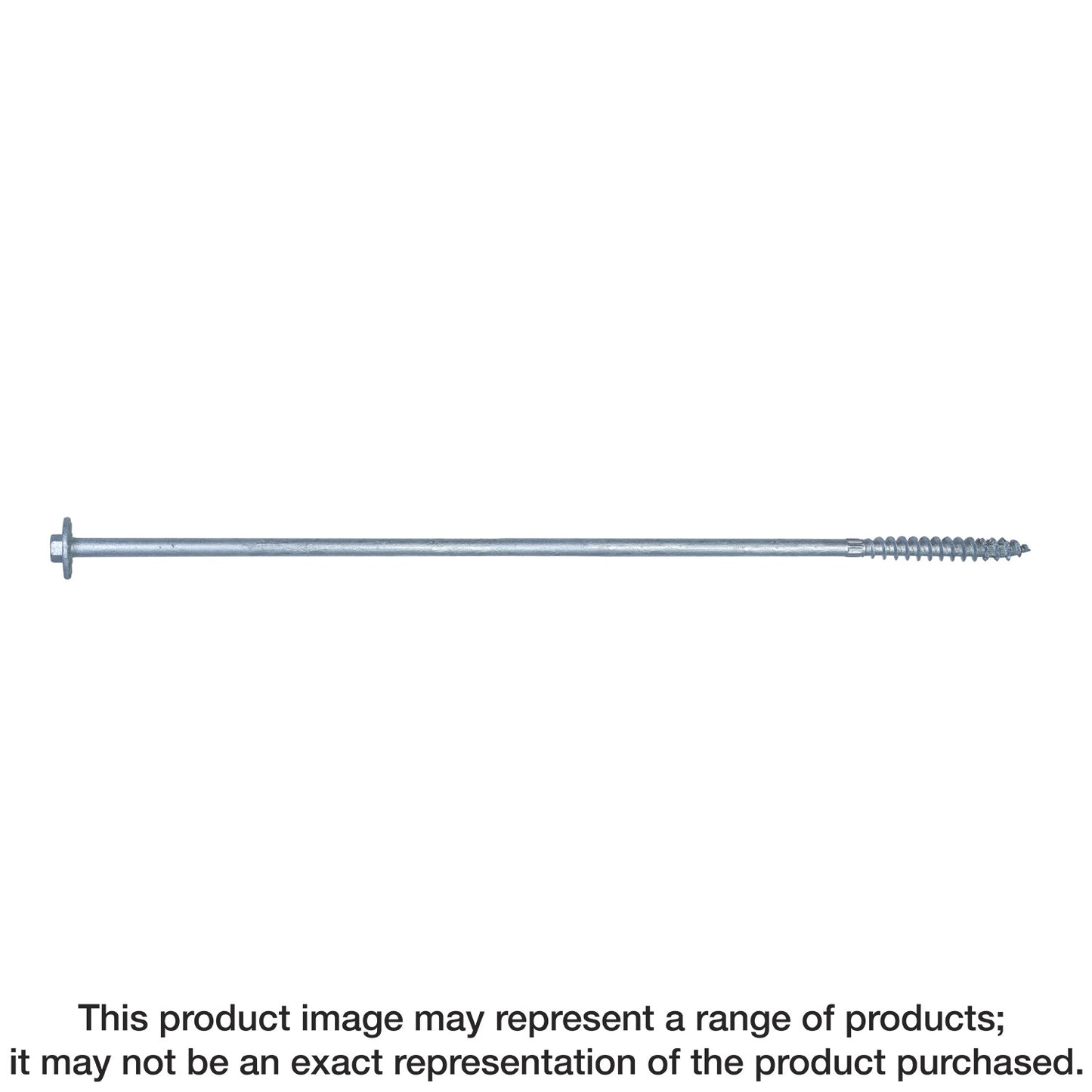 Simpson Strong-Tie SDWH271400G-P8 Strong-Drive® SDWH™ TIMBER-HEX HDG Screw — 0.276 in. x 14 in. 3/8 Hex (8-Qty)