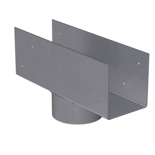 Simpson Strong-Tie LCC3.5-3.5 LCC 3-5/8 in. Column Cap for 3-1/2 in. Outside Diameter Lally Column (Pack of 6)