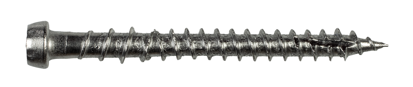 Simpson Strong-Tie DCU2P316 Deck-Drive™ DCU COMPOSITE Screw — #10 x 2 in. T20, Type 316 (350-Qty) (Pack of 600)