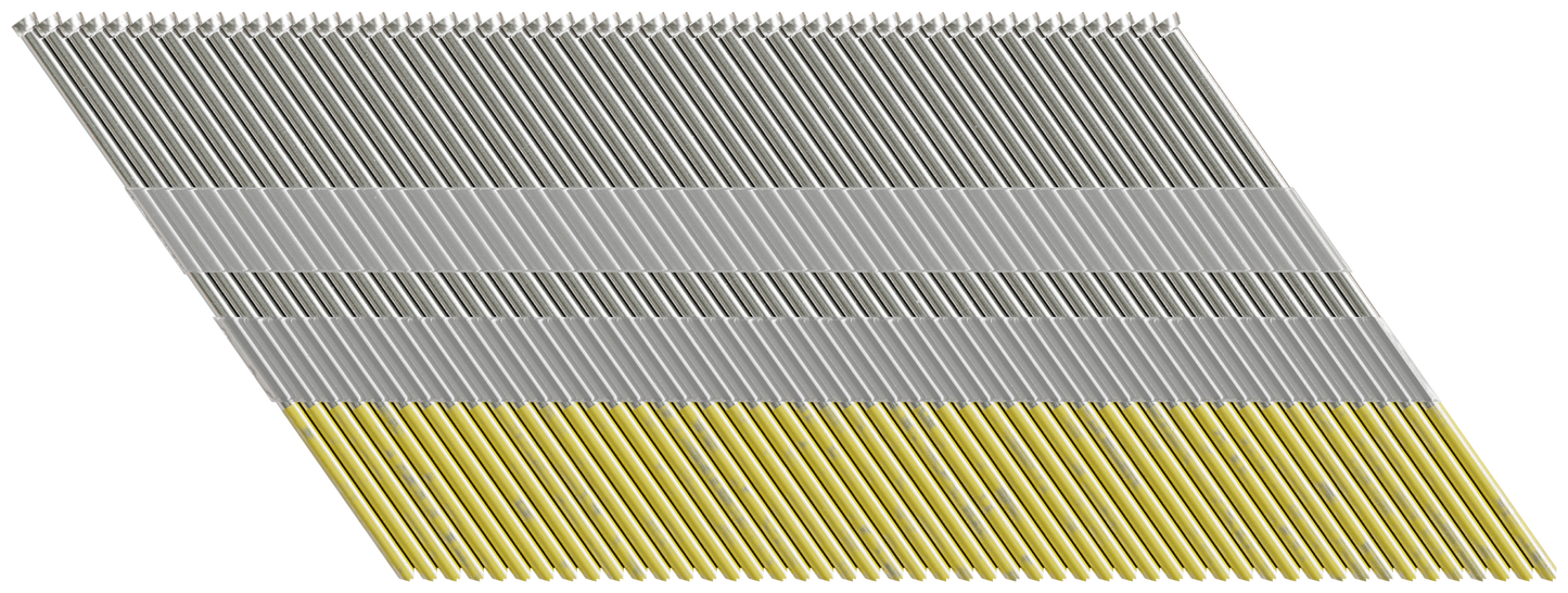 Simpson Strong-Tie S15N250SFB Tape Collation, DA-Style Angle, 15-Gauge Finishing Nail — 2-1/2 in. Type 304 (500-Qty) (Pack of 5)