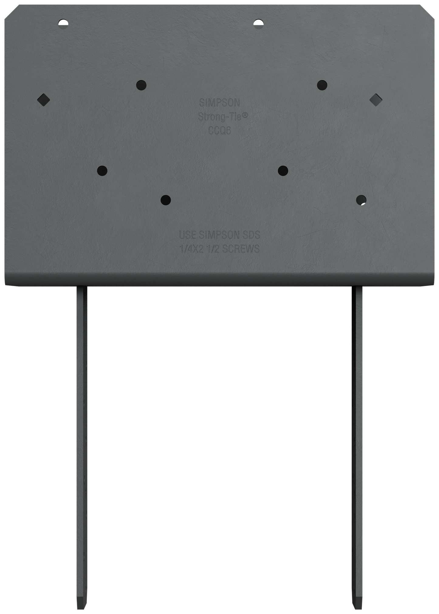 Simpson Strong-Tie CCQ6-7.13SDS2.5 CCQ™ Column Cap for 6x Beam, 7-1/8 in. Post with Strong-Drive® SDS Screws