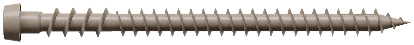 Simpson Strong-Tie DCU234GR01MB Deck-Drive™ DCU COMPOSITE Screw — #10 x 2-3/4 in. T20, Quik Guard®, Gray 01 (1750-Qty)