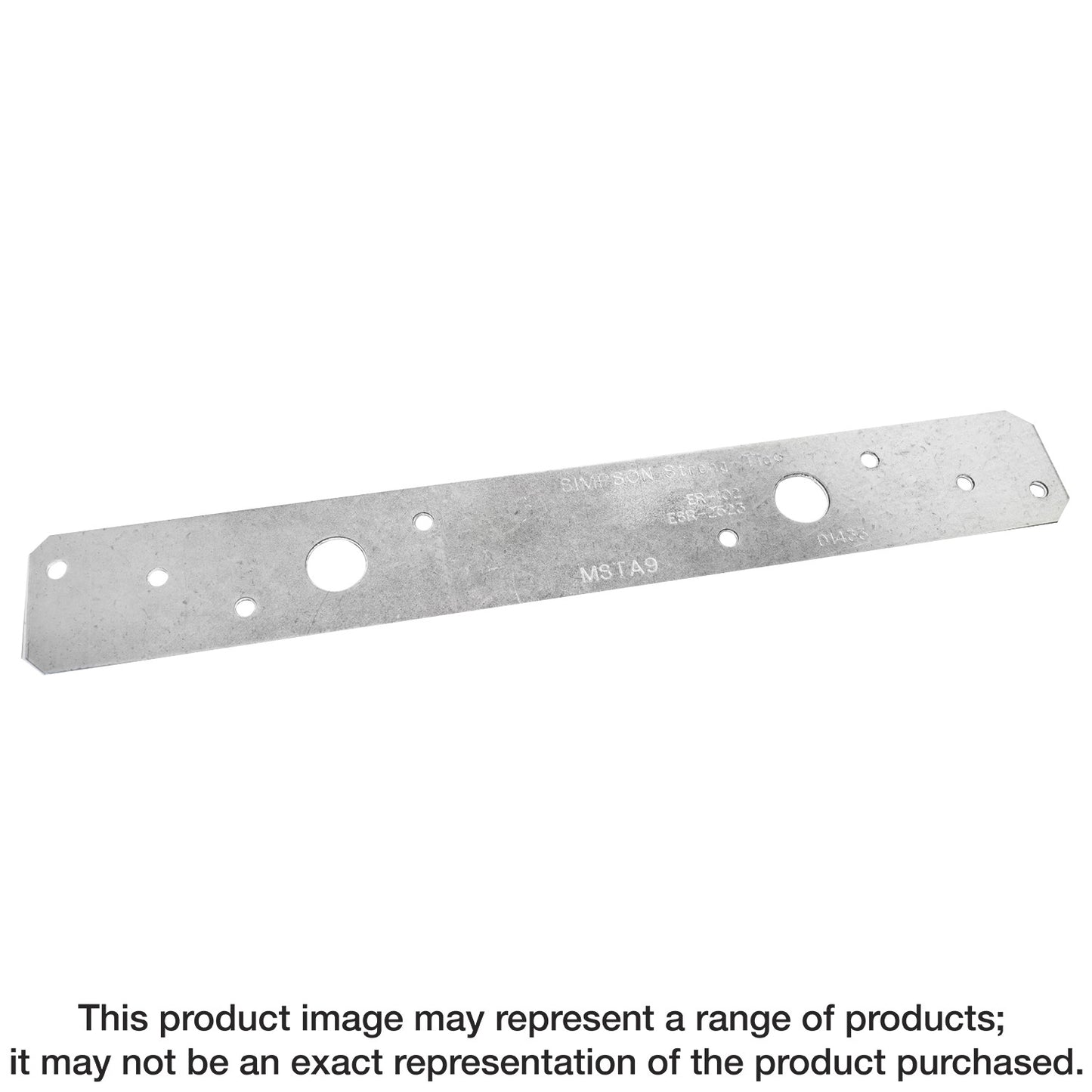 Simpson Strong-Tie MSTA9 MSTA 9-in. 18-Gauge Galvanized Medium Strap Tie (Pack of 13000)