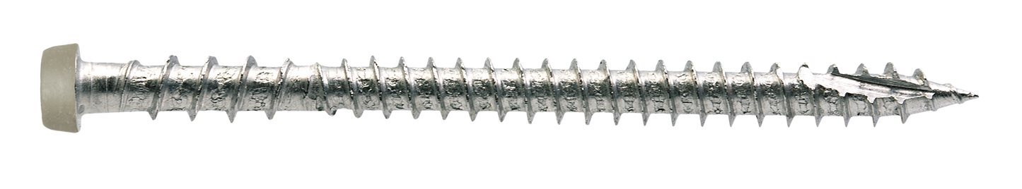 Simpson Strong-Tie DCU234S316GR Deck-Drive™ DCU COMPOSITE Screw (Collated) — #10 x 2-3/4 in. Type 316, Gray (1000-Qty)