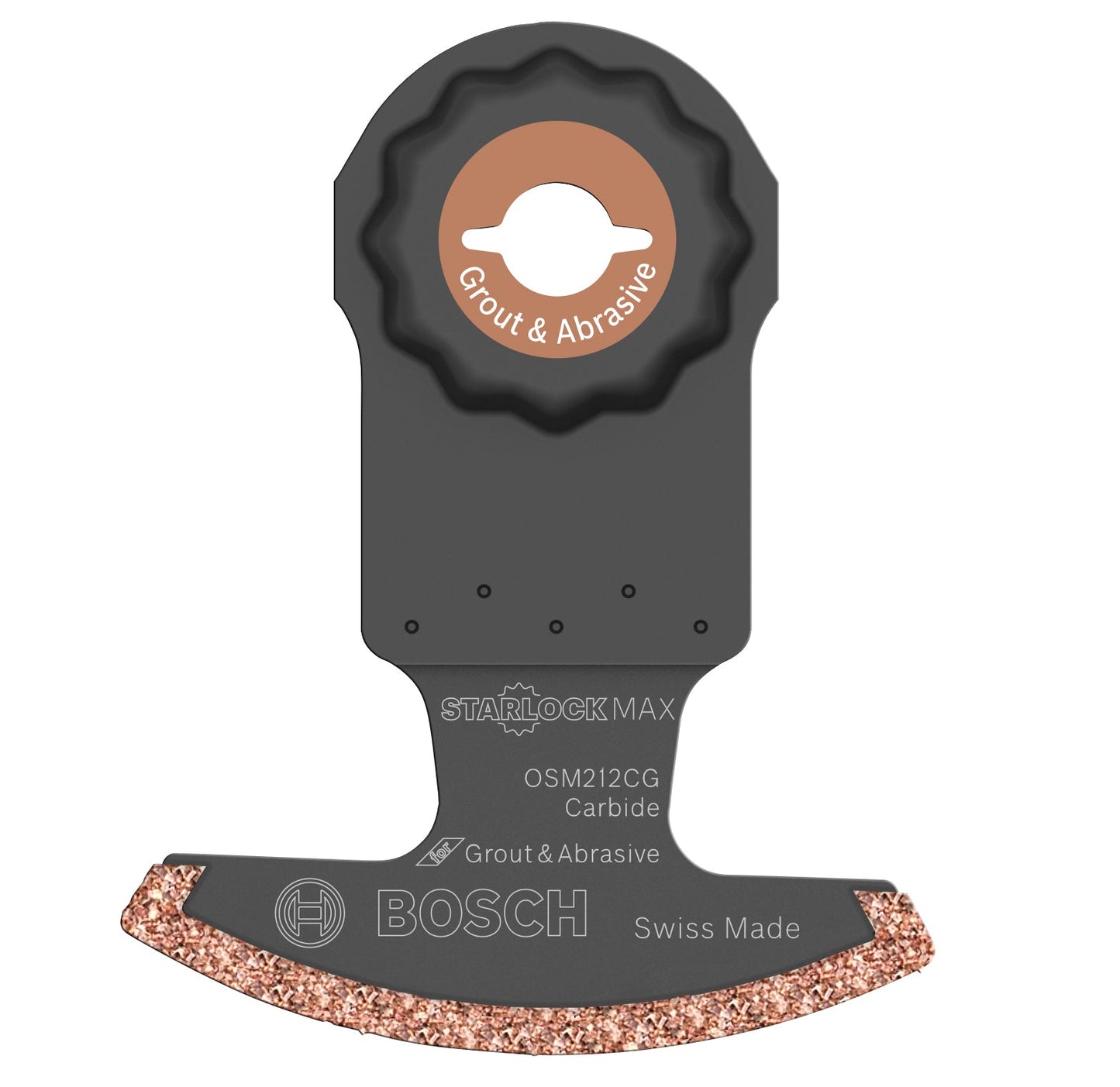Hoja de sierra segmentada con grano de carburo para multiherramienta oscilante StarlockMax® de 2-1/2 pulg. BOSCH OSM212CG