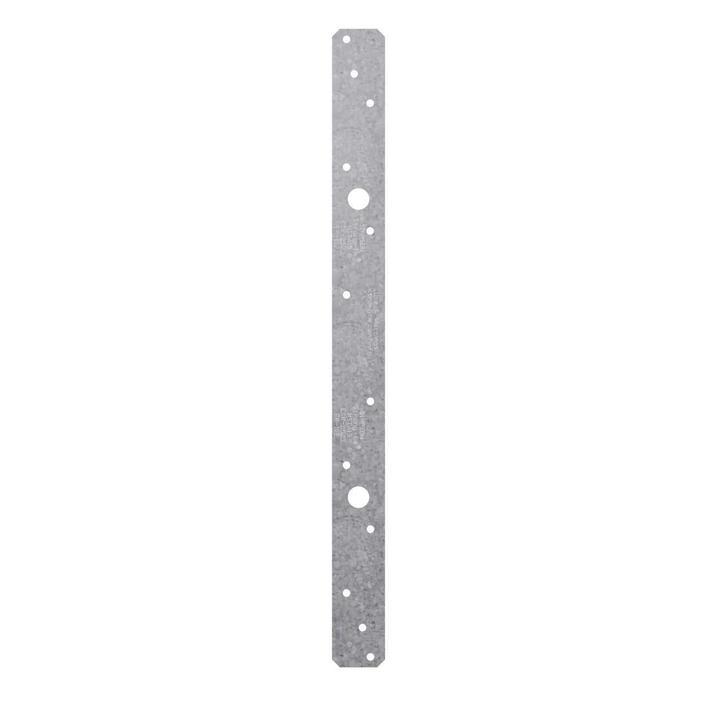 Simpson Strong-Tie MSTA15 MSTA 15-in. 18-Gauge Galvanized Medium Strap Tie