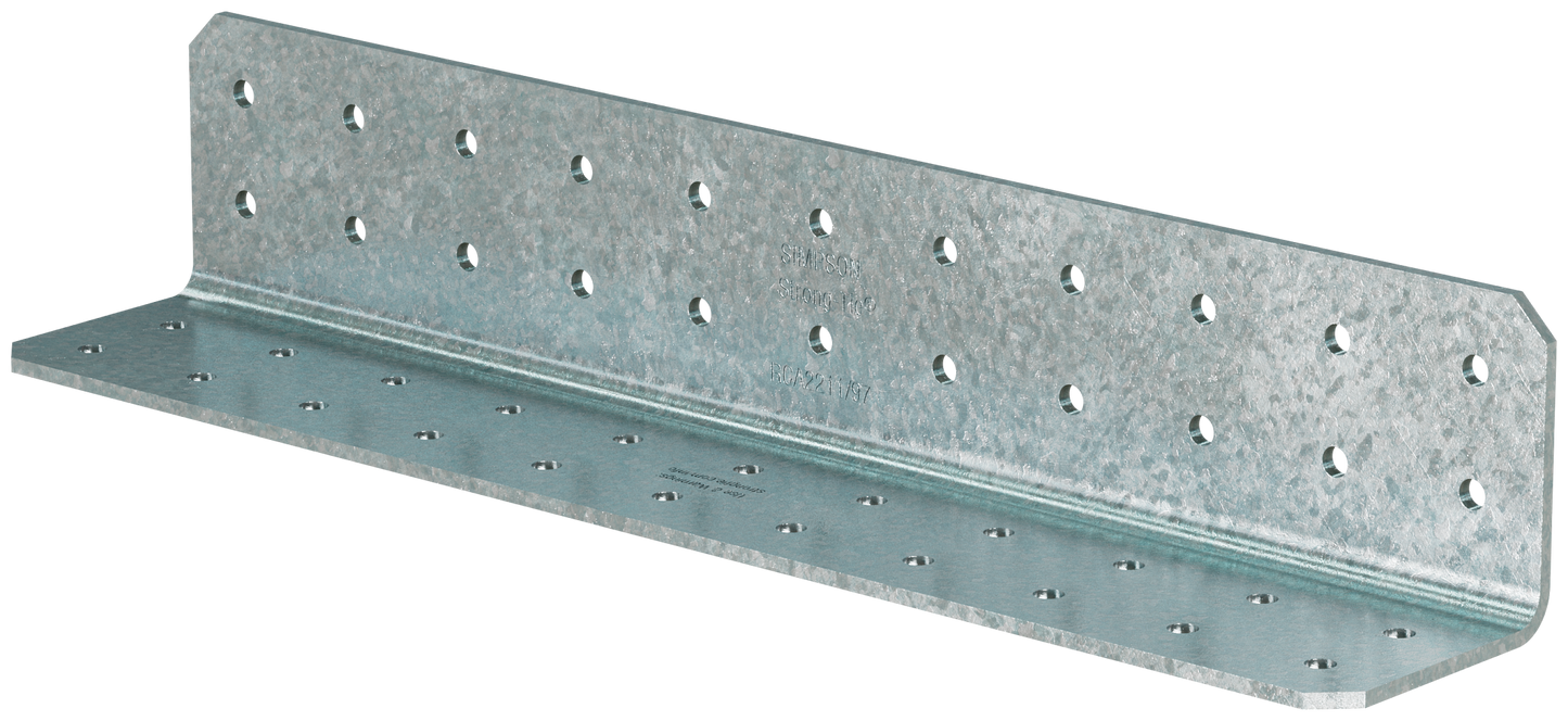 Simpson Strong-Tie RCA2211/97-R30 RCA 2 in. x 2 in. x 11 in. 12-Gauge Galvanized Rigid Connector Angle (30-Qty)