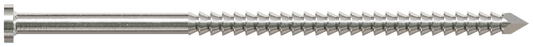 Simpson Strong-Tie T7KR51 Premium Siding Nail — 2-1/4-in. x 5/32-in. Head Dia., Type 316 Stainless Steel (1 lb.) (Pack of 800)