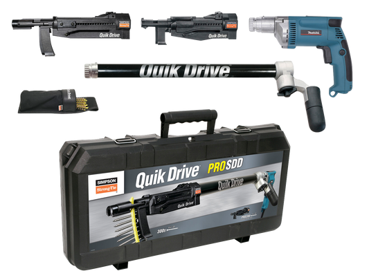 Simpson Strong-Tie PROSDDM25K Quik Drive® PROSDD Multi-Purpose Combo System w/ Makita® 2500 RPM Screwdriver Motor (Pack of 60)