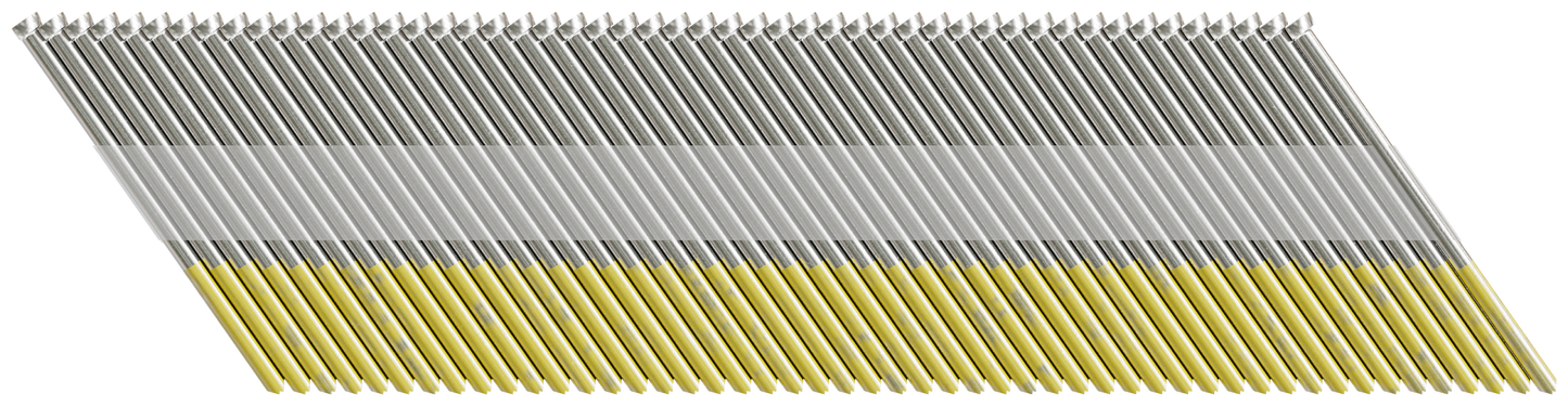 Simpson Strong-Tie S15N150SFB Tape Collation, DA-Style Angle, 15-Gauge Finishing Nail — 1-1/2 in. Type 304 (500-Qty) (Pack of 5)