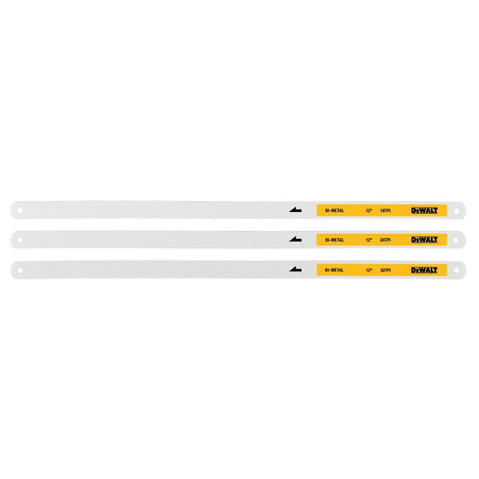 DeWalt DWHT20558 12" BIMTL Hacksaw Blade 18 3 Pack