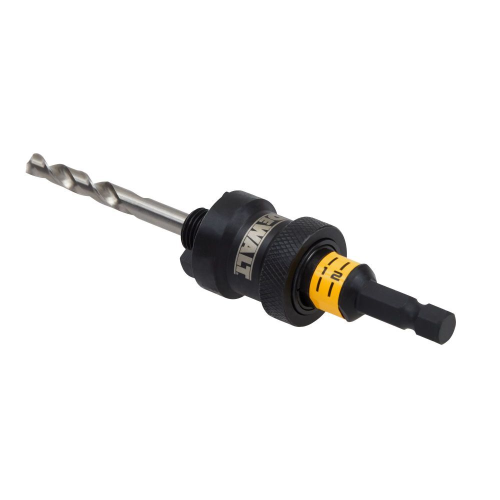 DeWalt DAH9938PBM RAPID LOAD Quick Change Hole Saw Arbors 9/16 - 1 3/16 In