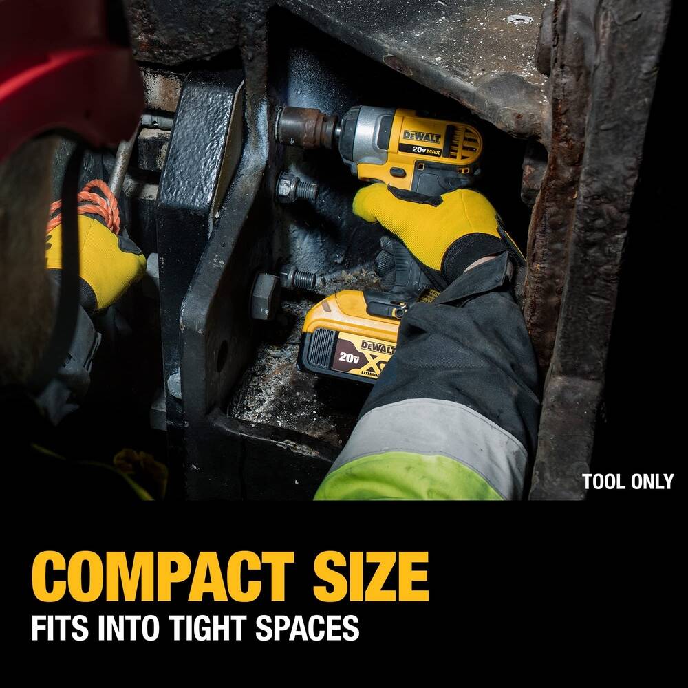 DeWalt 20V MAX* Cordless Impact Wrench with Detent Pin, 1/2-Inch, Tool Only (DCF880B)