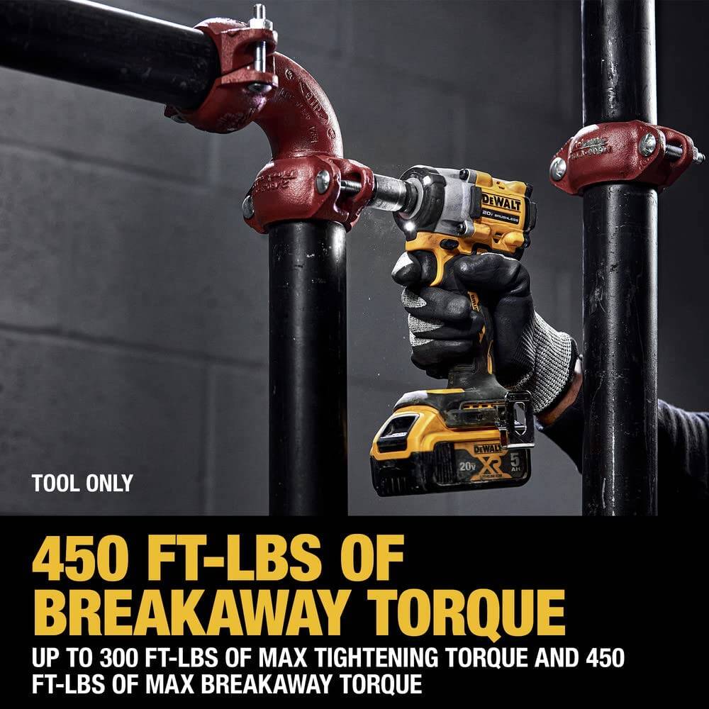 Llave de impacto inalámbrica DEWALT DCF923B ATOMIC 20V MAX* de 3/8 pulg. con yunque de anillo (solo herramienta)