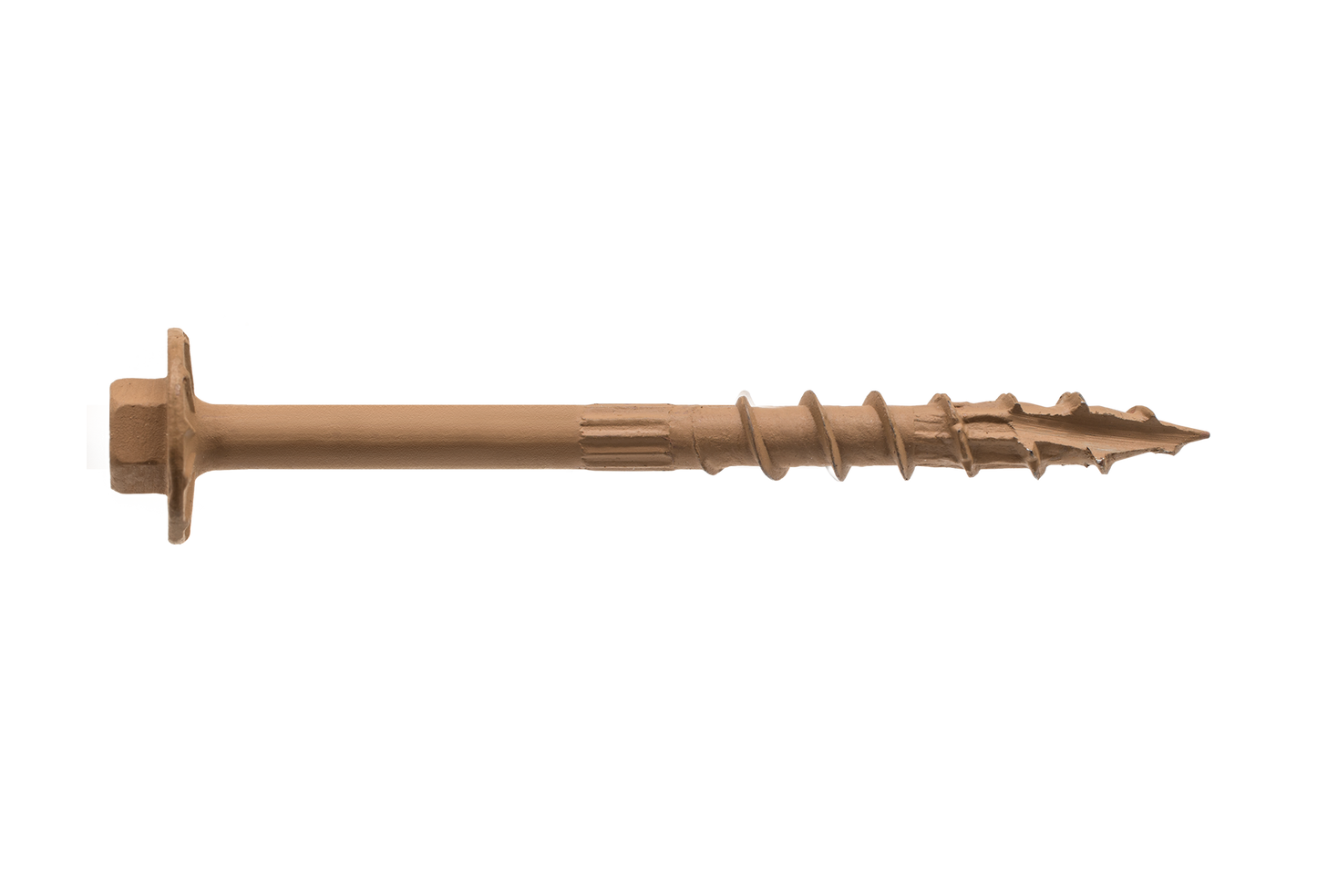 Simpson Strong-Tie SDWH19300DBMB Strong-Drive® SDWH™ TIMBER-HEX Screw — 0.195 in. x 3 in. 5/16 Hex, DB Coating (250-Qty) (Pack of 80)