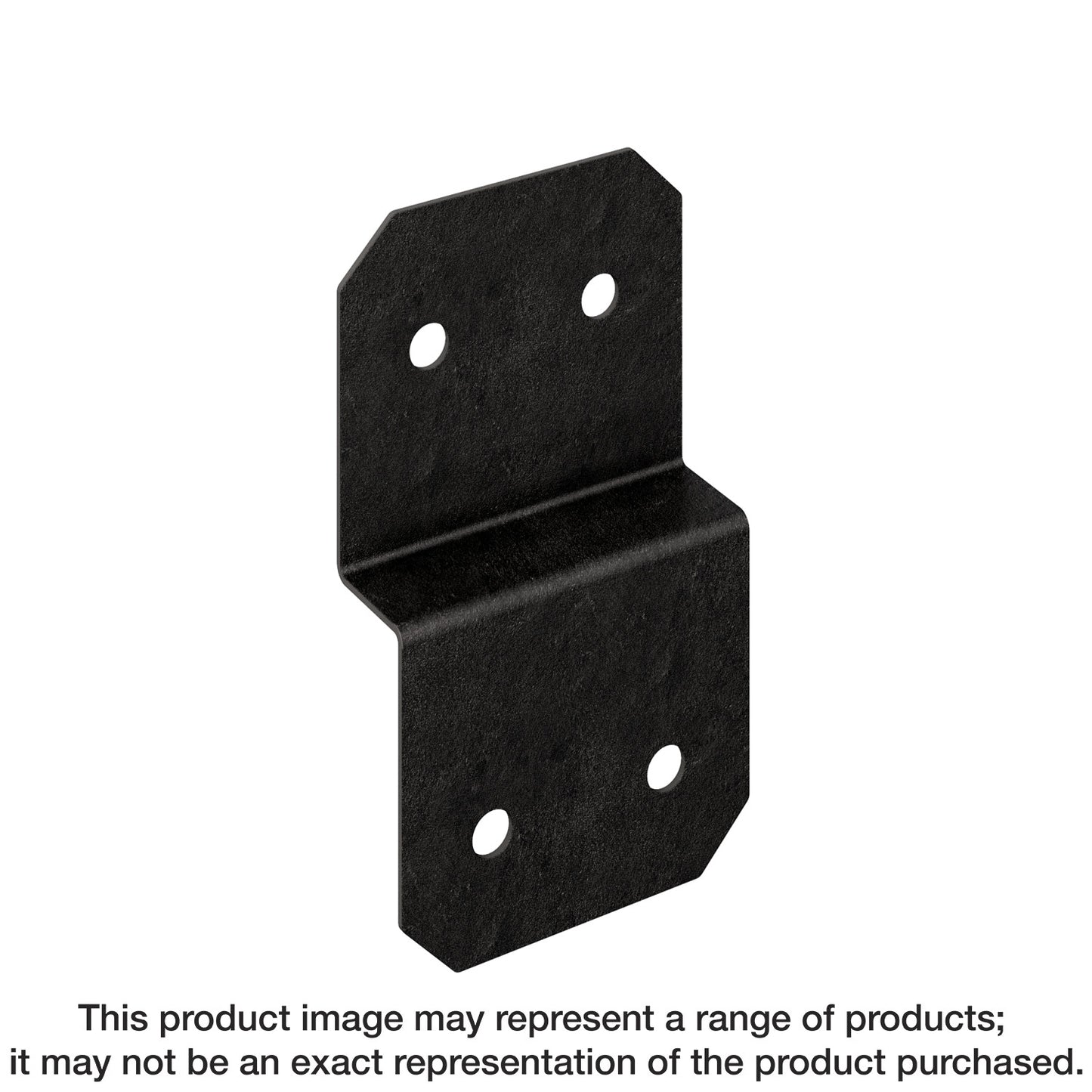 Simpson Strong-Tie APVDJT2-6 Outdoor Accents® Avant Collection™ 5-in. ZMAX®, Black Powder-Coated Deck Joist Tie for 2x (Pack of 576)