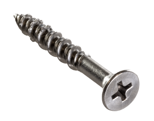 Simpson Strong-Tie T10J150FXM Marine Screw, Flat Head — #10 x 1-1/2 in. #2 Phillips Drive, Type 316 (1000-Qty) (Pack of 150)