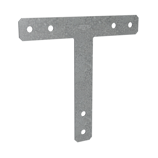 Simpson Strong-Tie 1212HT HT 12 in. x 12 in. 7-Gauge Galvanized Heavy T Strap (Pack of 5)