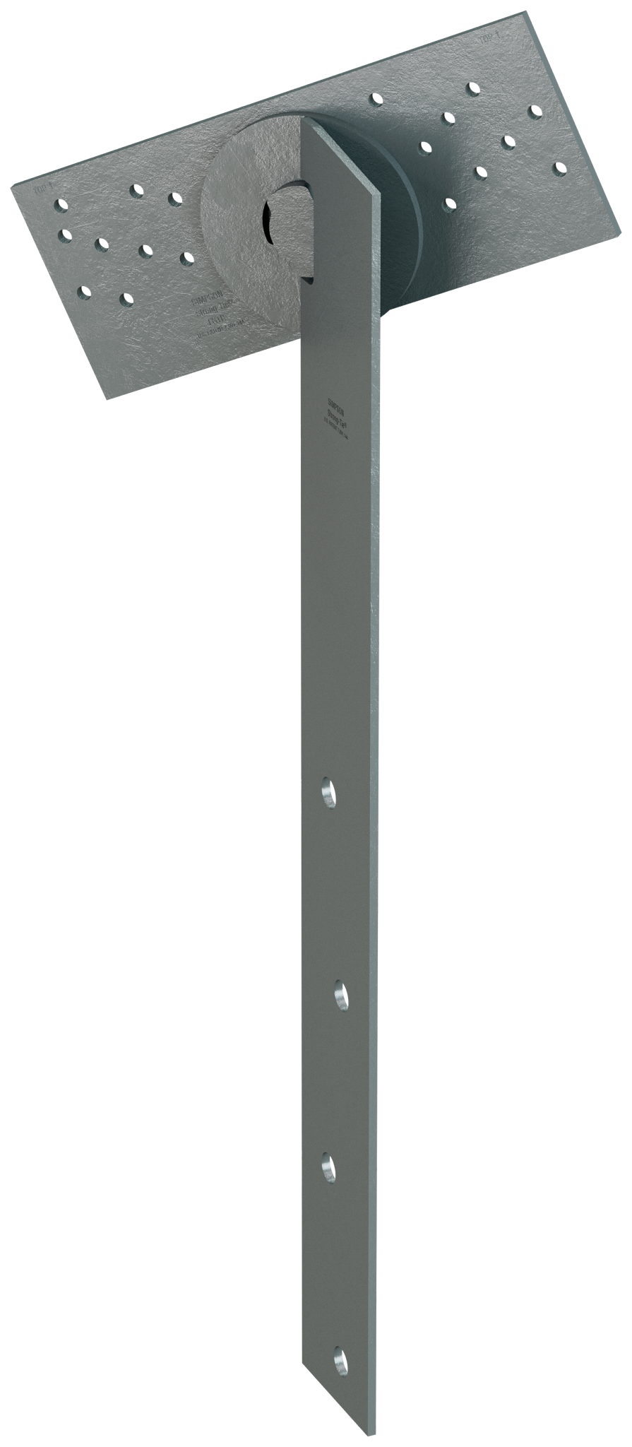 Simpson Strong-Tie FGTRHR FGTR Face-Mount Retrofit Girder Tiedown, Right Corner Hip