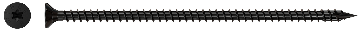Simpson Strong-Tie SDCF8X180-R50 Strong-Drive® SDCF TIMBER-CF Screw — 0.315 in. x 7 in. T40, E-Coat® (50-Qty)