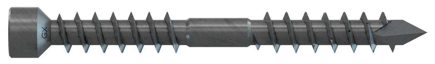 Simpson Strong-Tie SWD18212DBB-R50 Strong Drive® SWD Double-Threaded™ Screw —  0.180-in. x 2-1/2-in. T30, Black (50-Qty) (Pack of 6)