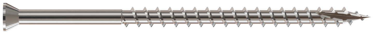 Simpson Strong-Tie S07C300PAK Trim-Head Screw, Square Drive — #7 x 3 in. #1 SQ, Type 305 (350-Qty) (Pack of 6)
