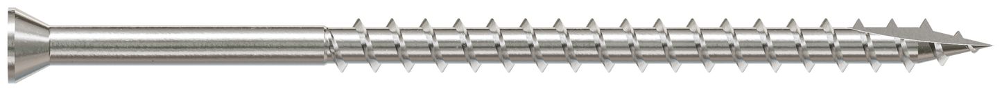 Simpson Strong-Tie S07300FB1 Trim-Head Screw, Square Drive — #7 x 3 in. #1 SQ, Type 305 (1 lb.)