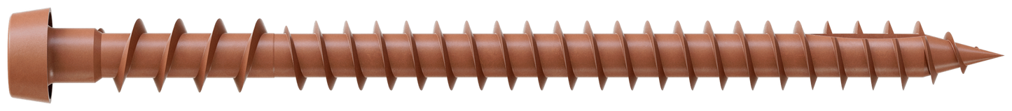 Simpson Strong-Tie DCU234STN03 Deck-Drive™ DCU COMPOSITE Screw (Collated) — #10 x 2-3/4 in. Quik Guard® Tan 03 (1000-Qty)