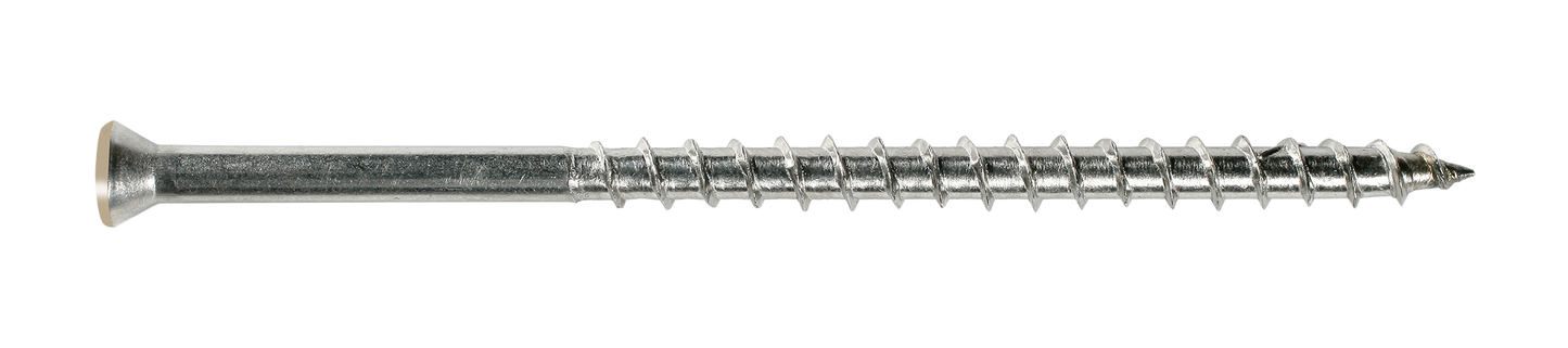 Simpson Strong-Tie S07225FTPTN Trim-Head Screw, 6-Lobe Drive — #7 x 2-1/4 in. T15 Type 305, Tan (350-Qty) (Pack of 300)