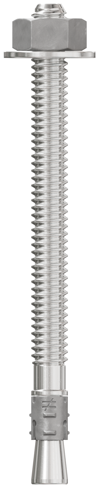 Simpson Strong-Tie STB2-25314S4F100 Strong-Bolt® 2 — 1/4 in. x 3-1/4 in. Type 304 Stainless-Steel Wedge Anchor, Fully Assembled (100-Qty) (Pack of 4)