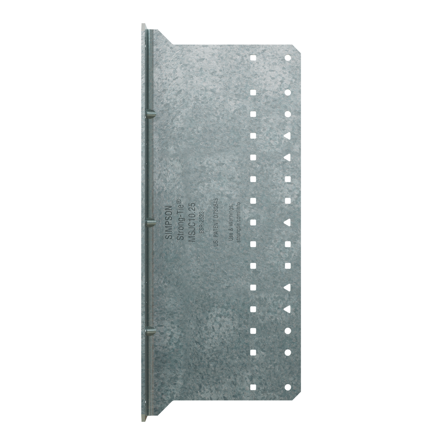 Simpson Strong-Tie MSJC10.25-R15 MSJC 2 in. x 4-1/2 in. x 10-1/4 in. 12-Gauge Galvanized Steel-Joist Connector (15-Qty) (Pack of 36)