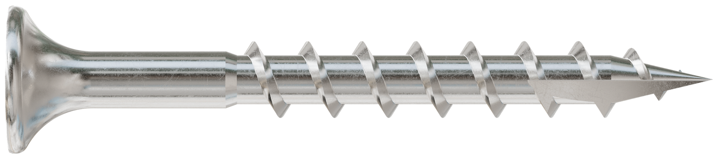 Simpson Strong-Tie T08162DBB Bugle-Head Wood Screw, Square Drive — #8 x 1-5/8 in. #2 Square, Type 316 (4000-Qty)