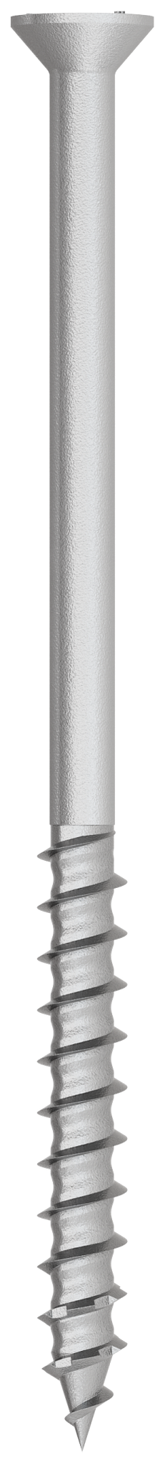 Simpson Strong-Tie TNTSS625400TTR Titen Turbo™ — 1/4 in. x 4 in. Type 316 Stainless-Steel Trim-Head Concrete and Masonry Screw (50-Qty)