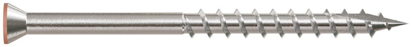 Simpson Strong-Tie T07225FTBTN03 Trim-Head Screw, 6-Lobe Drive — #7 x 2-1/4 in. T15 Type 316, Tan 03 (1750-Qty) (Pack of 150)
