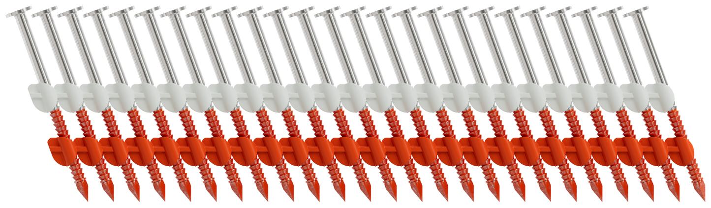 Simpson Strong-Tie S12A200CNB 20°–22° Plastic Strip, Full Round Head, Ring-Shank Nail — 2 in. x .113 in. Type 304 (5000-Qty)