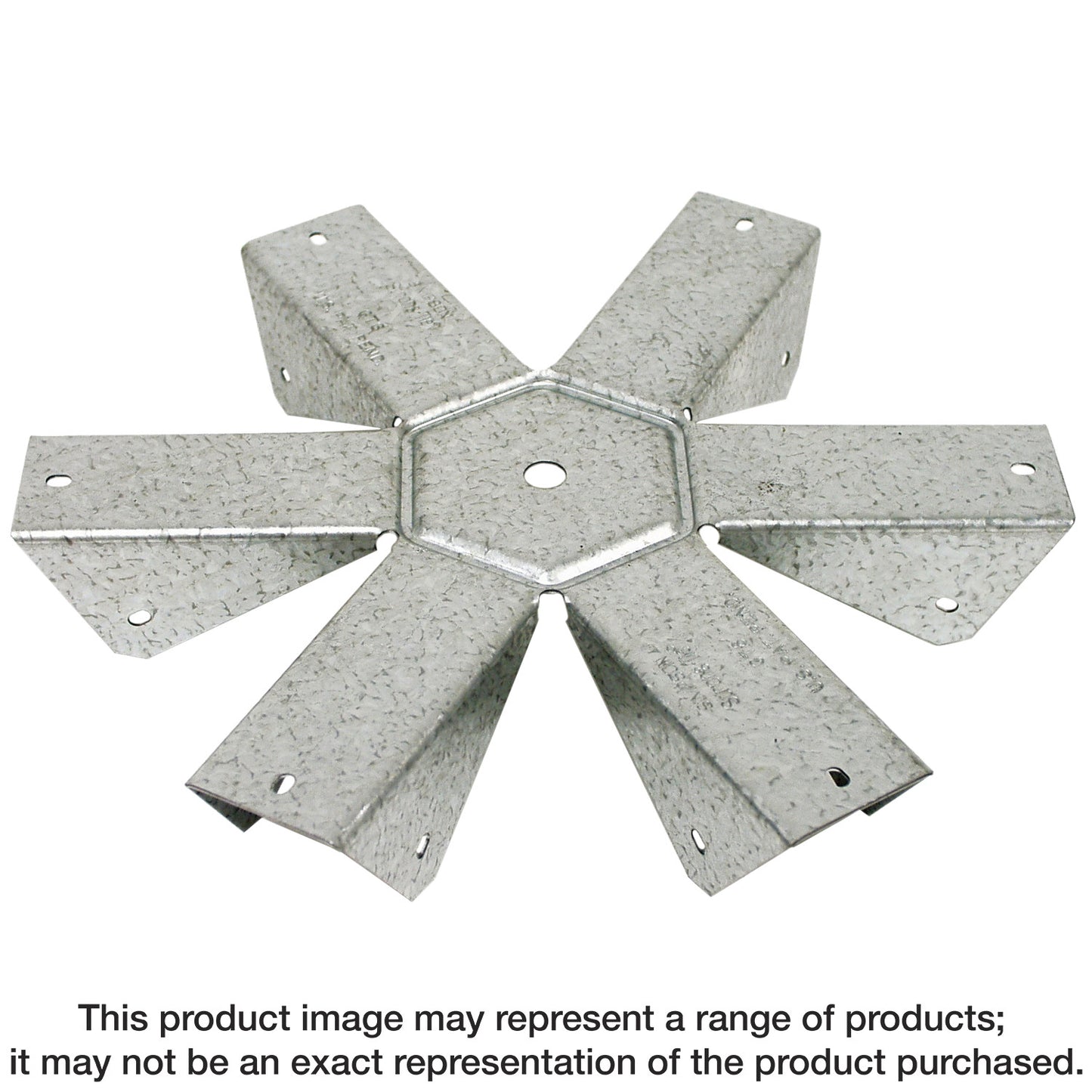 Simpson Strong-Tie GT6Z GT ZMAX® Galvanized 18-Gauge Gazebo Tie for 6-2x Rafters, Center (Pack of 8)