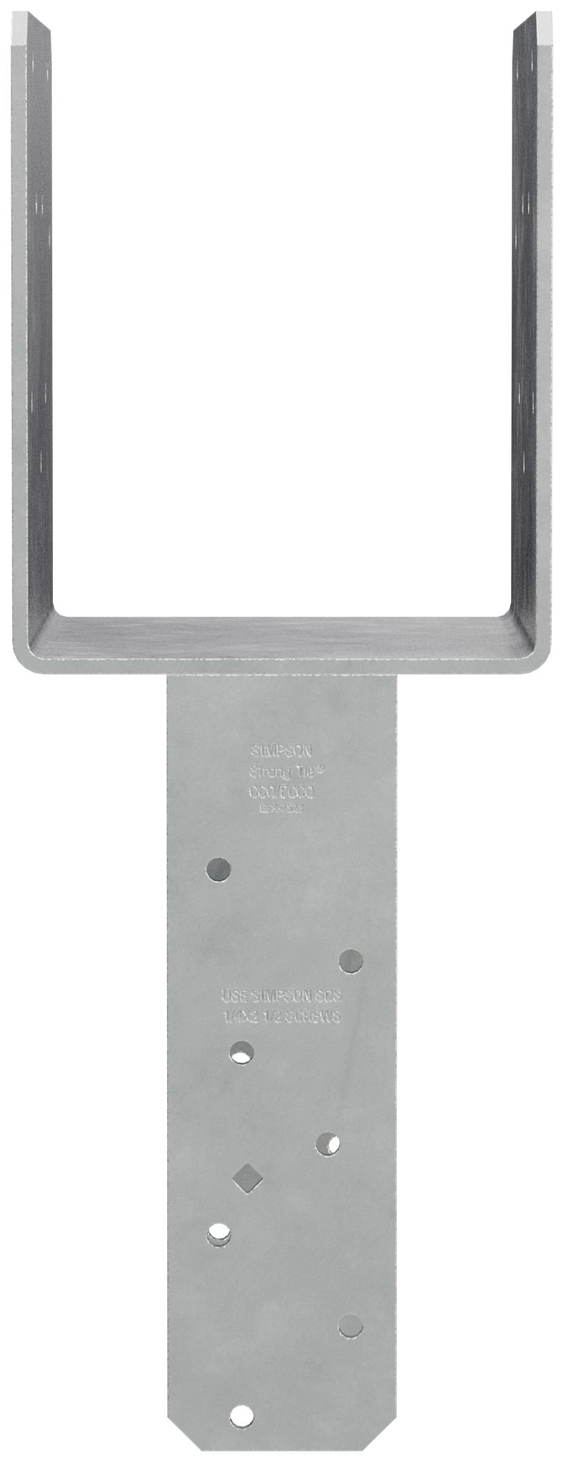Simpson Strong-Tie ECCQ68SDS2.5 ECCQ™ End Column Cap for 6x Beam, 8x Post, with Strong-Drive® SDS Screws (Pack of 2)