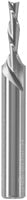 Broca fresadora espiral de corte descendente de doble flauta de carburo sólido BOSCH 85900MC de 1/8 pulg. x 1/2 pulg.