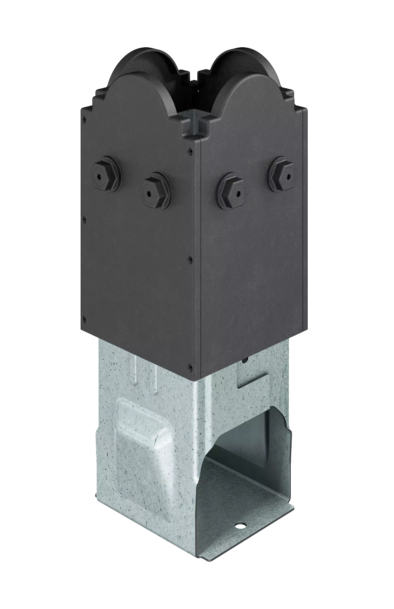 Simpson Strong-Tie APBDW66 Outdoor Accents® Mission Collection® Decorative Post Base Cover for 6x6 Post (Pack of 8)