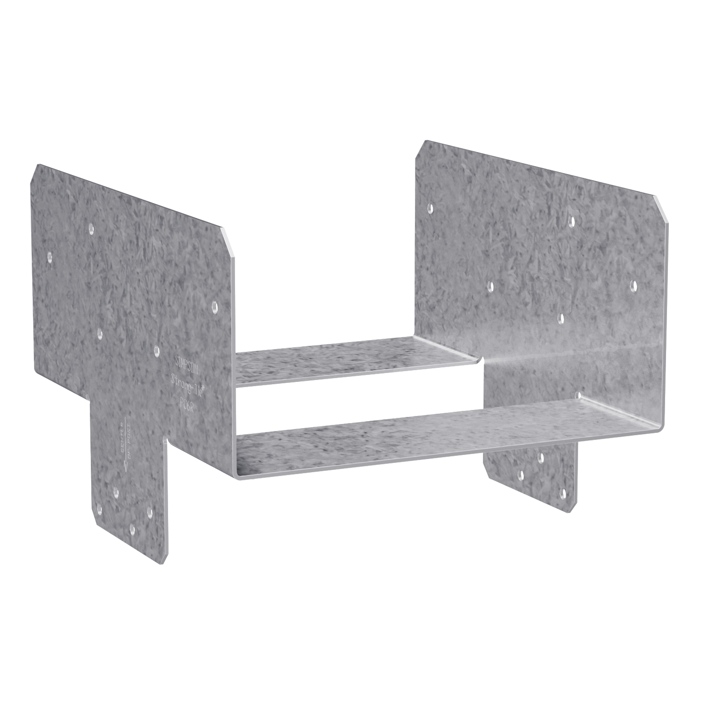 Simpson Strong-Tie PC6RZ PCZ® ZMAX® Galvanized Post Cap for 6x Rough (Pack of 10)