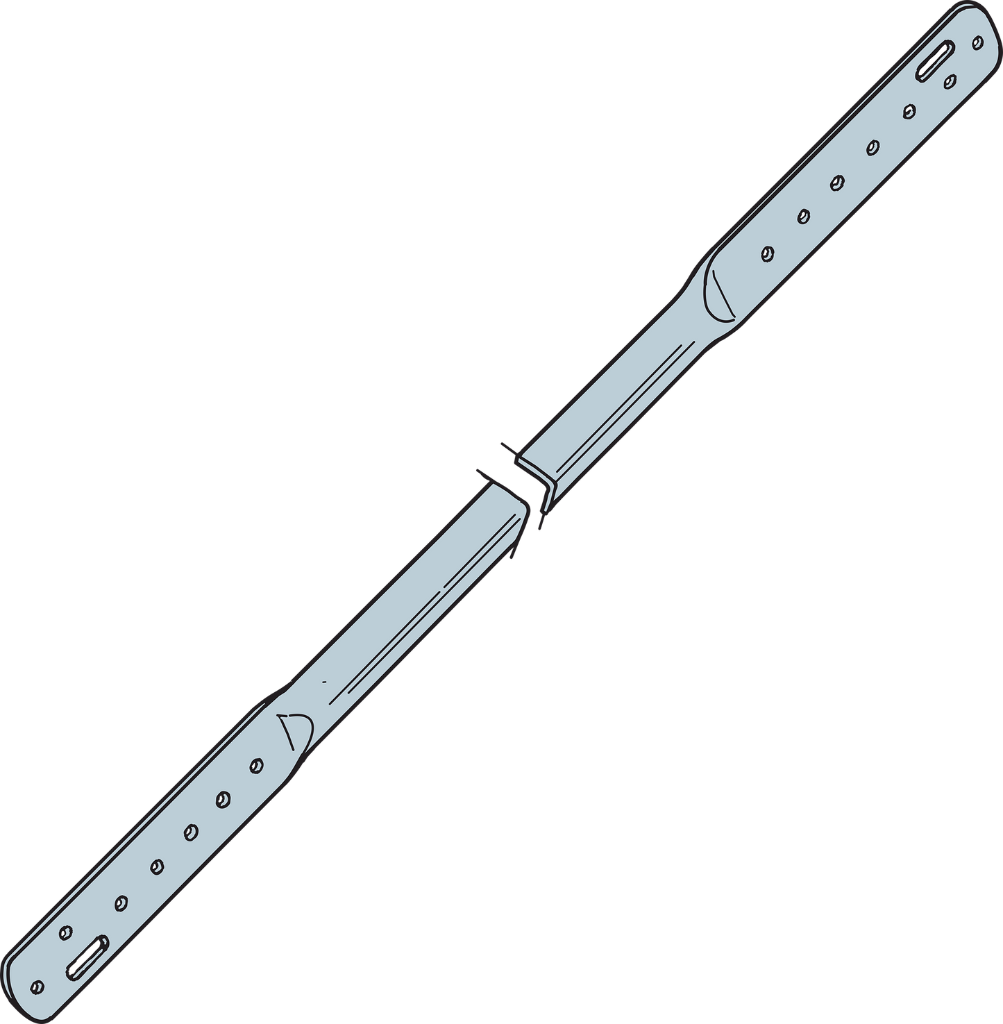 Simpson Strong-Tie TB27 TB 27 in. 20-Gauge Galvanized Tension Bridging