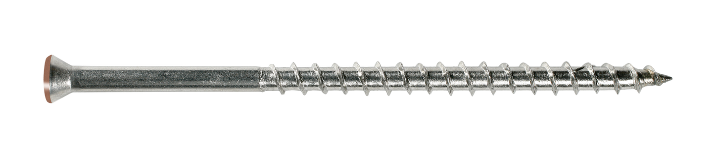 Simpson Strong-Tie T07162FT70TN03 Trim-Head Screw, 6-Lobe Drive — #7 x 1-5/8 in. T-15 Type 316, Tan 03 (70-Qty)