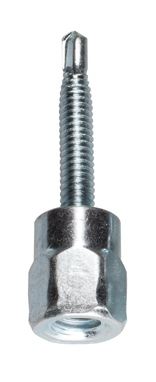Simpson Strong-Tie RSV37112 Steel Rod Hanger 1/4 in. x 1-1/2 in. Vertical Threaded Anchor for 3/8 in. Rod (25-Qty)