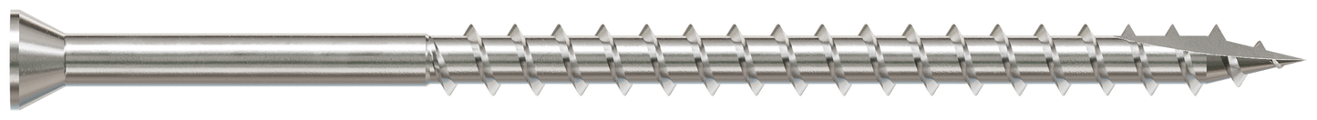 Simpson Strong-Tie S07C300FBP Trim-Head Screw, Square Drive — #7 x 3 in. #1 SQ, Type 305 (60-Qty)