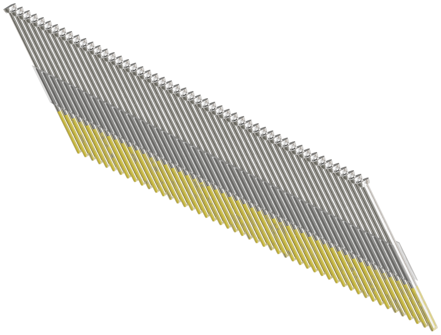 Simpson Strong-Tie T15N150SFB Tape Collation, DA-Style Angle, 15-Gauge Finishing Nail — 1-1/2 in. Type 316 (500-Qty)