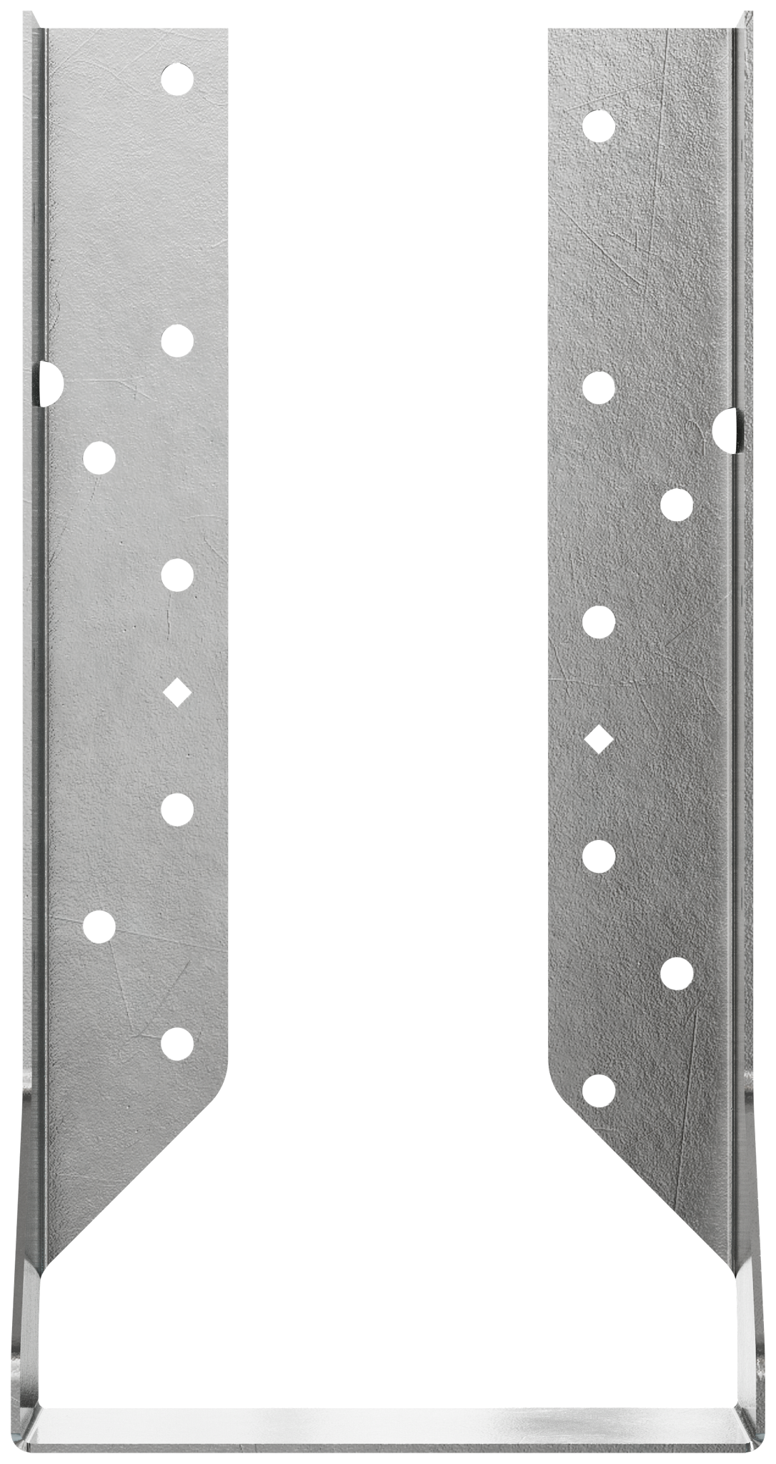Simpson Strong-Tie HUCQ612SS-SDS HUCQ Stainless-Steel Heavy Face-Mount Concealed-Flange Joist Hanger for 6x12 w/ Screws