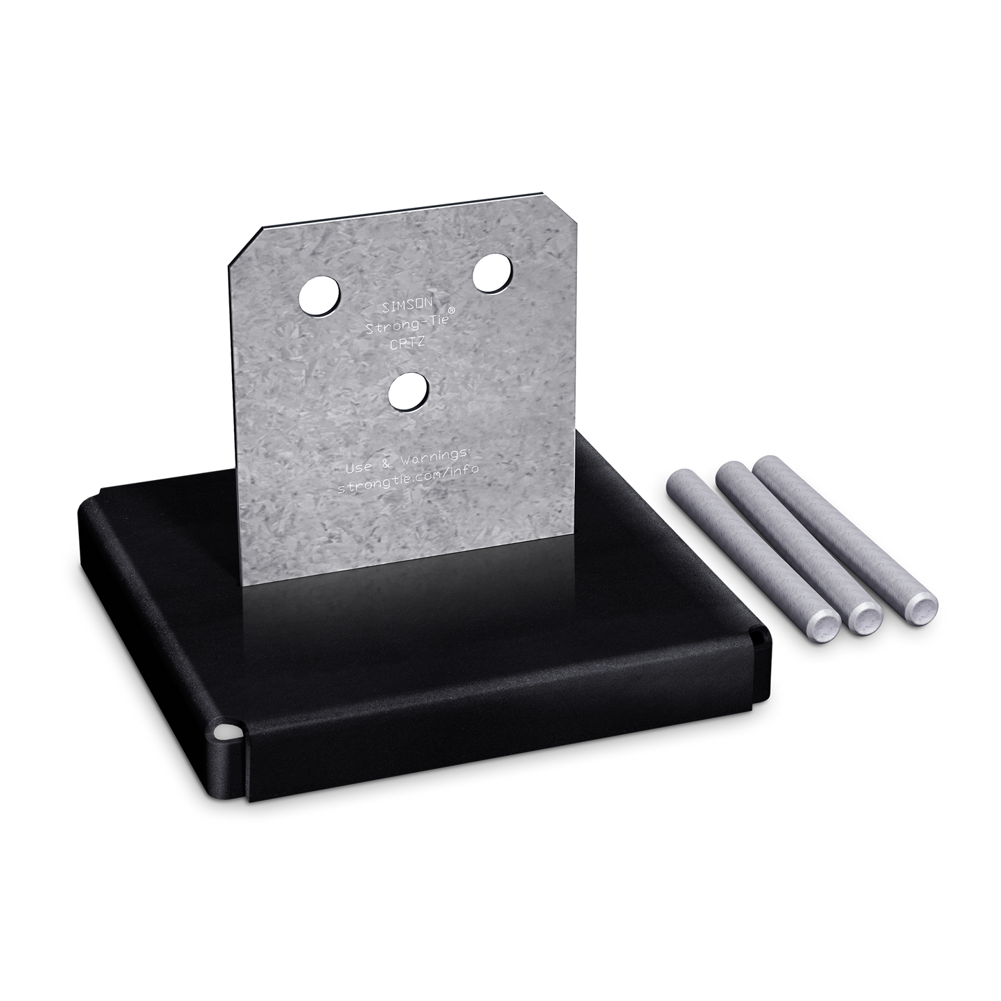 Simpson Strong-Tie CPT88Z CPTZ™ ZMAX® Galvanized Concealed Post Base for 8x8