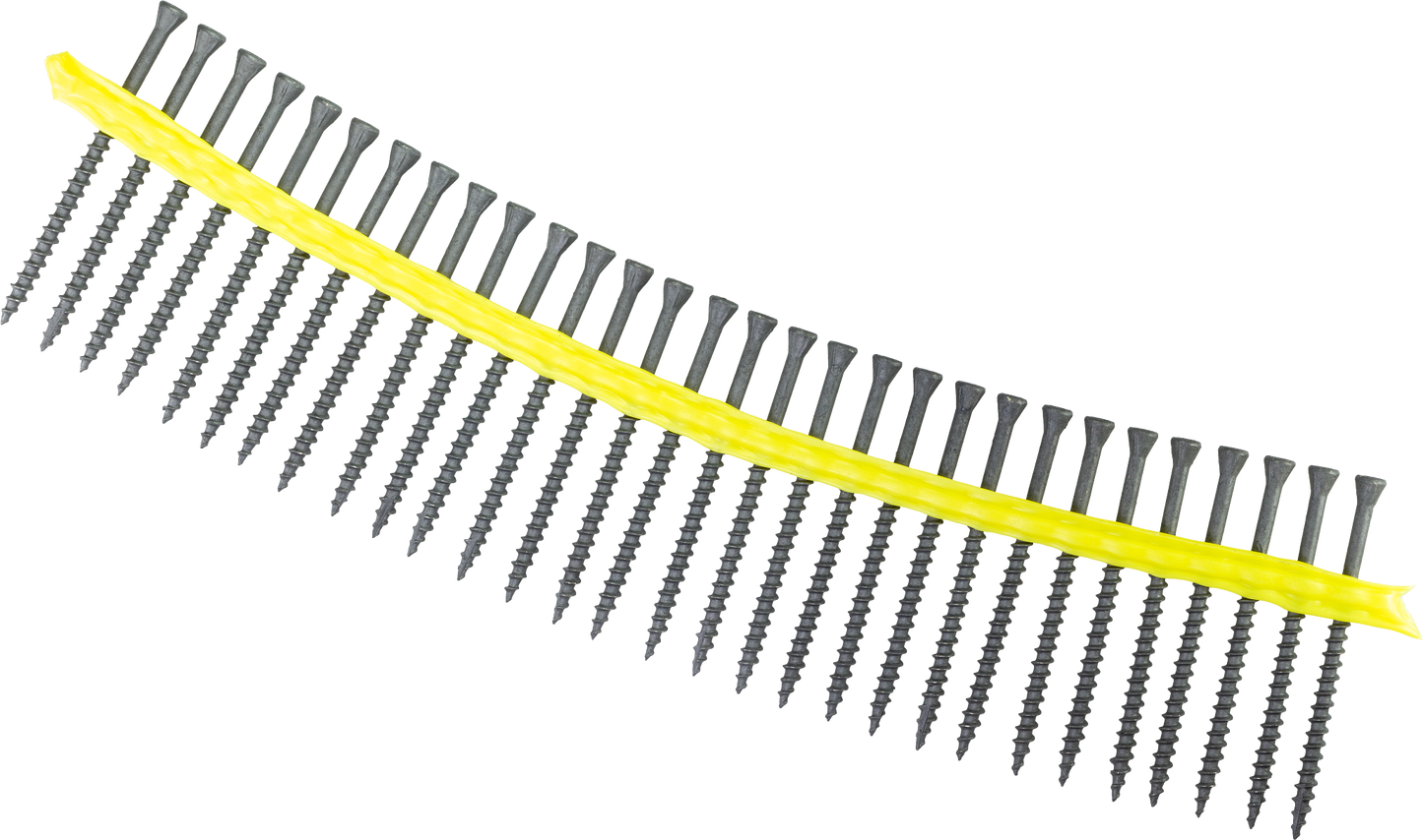Simpson Strong-Tie DTHQ3S Trim-Head Screw, Type-17 Point — #8 x 3 in. #2U Square Drive, Quik Guard® (1000-Qty) (Pack of 100)